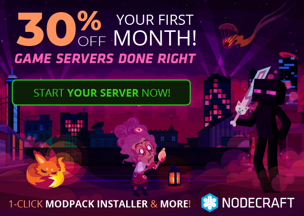 Take 30% off your first month!  A group of game characters gather in front of a neon city.